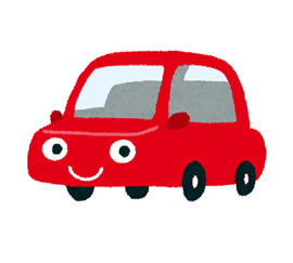 赤い車